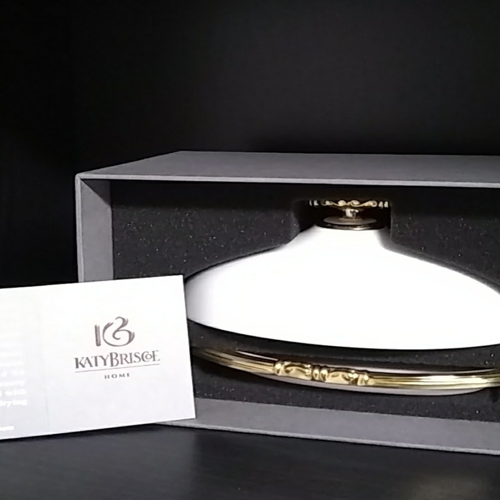 Katy Briscoe 24k gold-plated small serving tray
